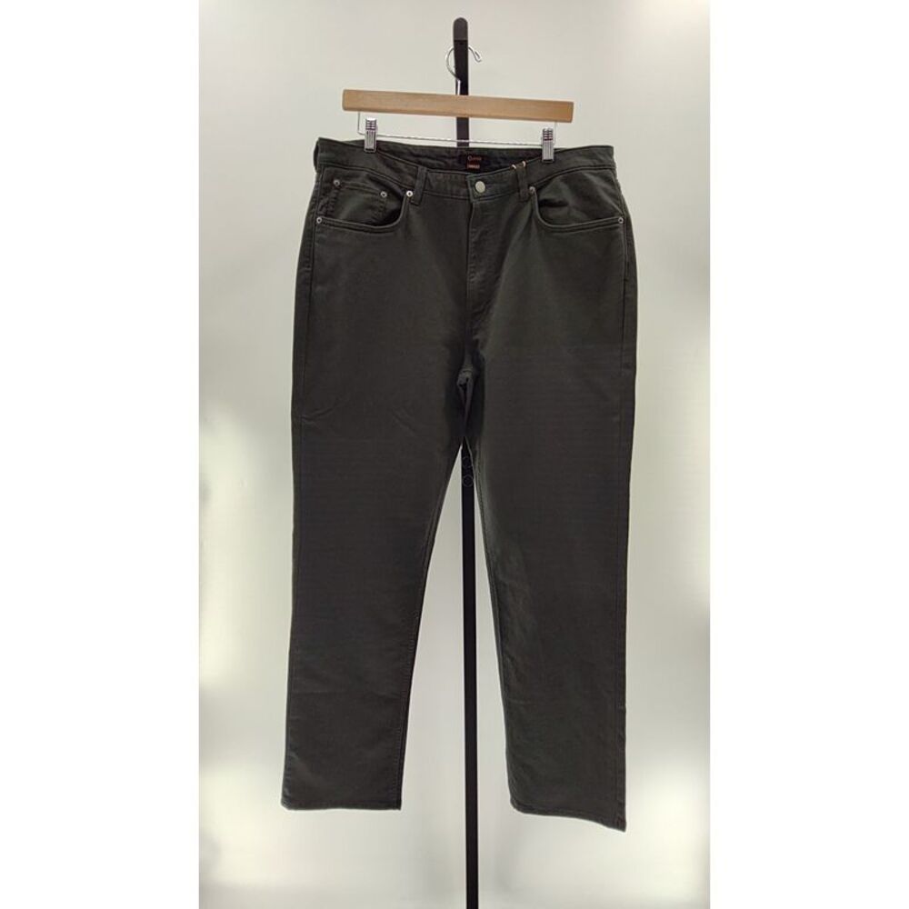 Quince Men Comfort Stretch Traveler 5-Pocket Pants Tapered Charcoal 36